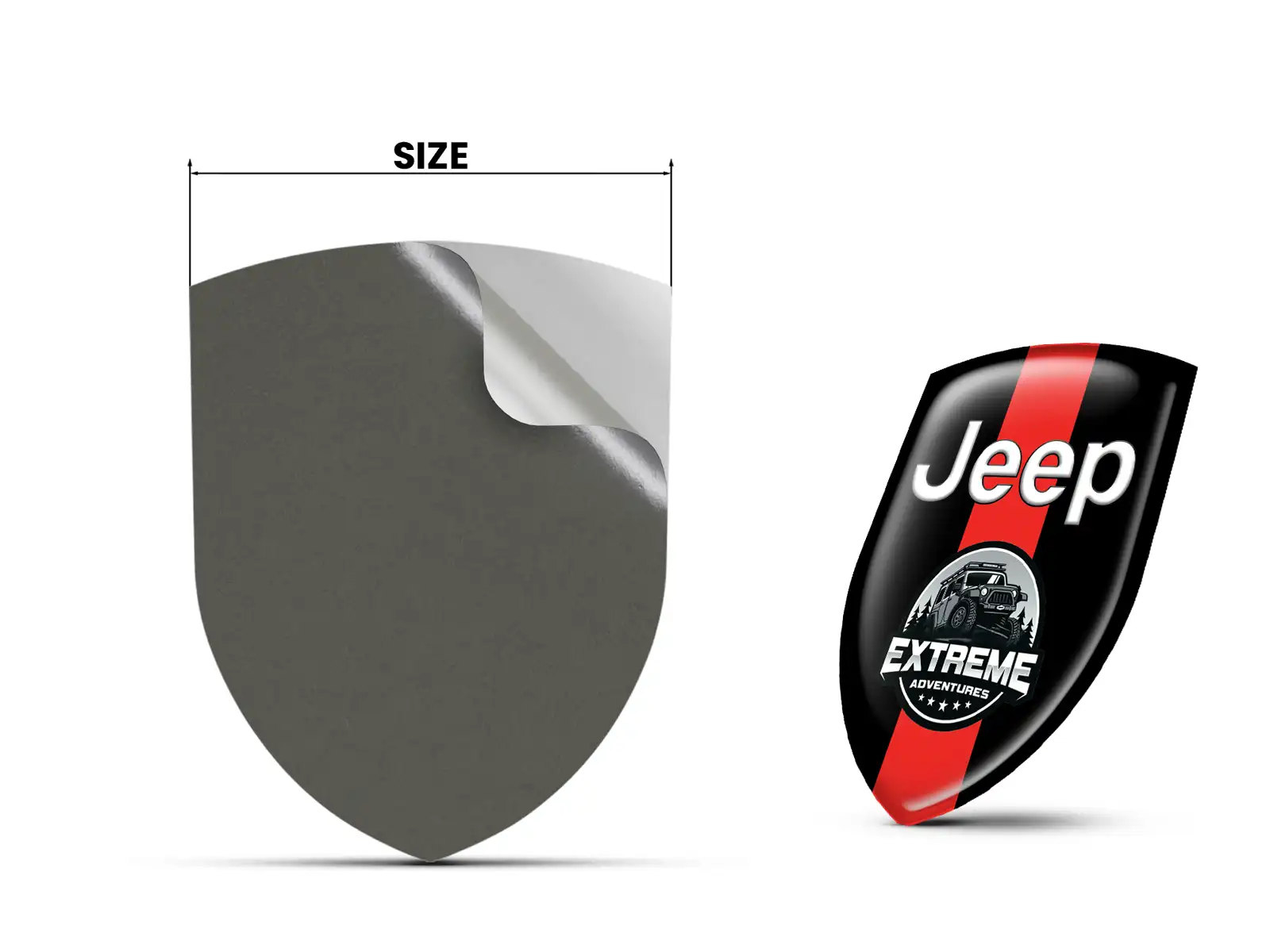 Jeep Decalcomanie Camion Custom Max Resiliente Pro Chic